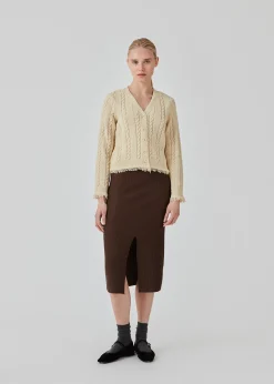 Modström FinaMD cardigan - Summer Sand< Strik & Bluser