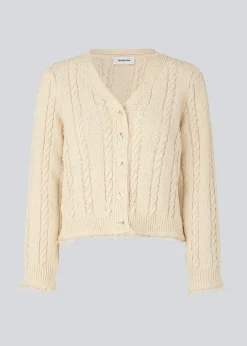 Modström FinaMD cardigan - Summer Sand< Strik & Bluser