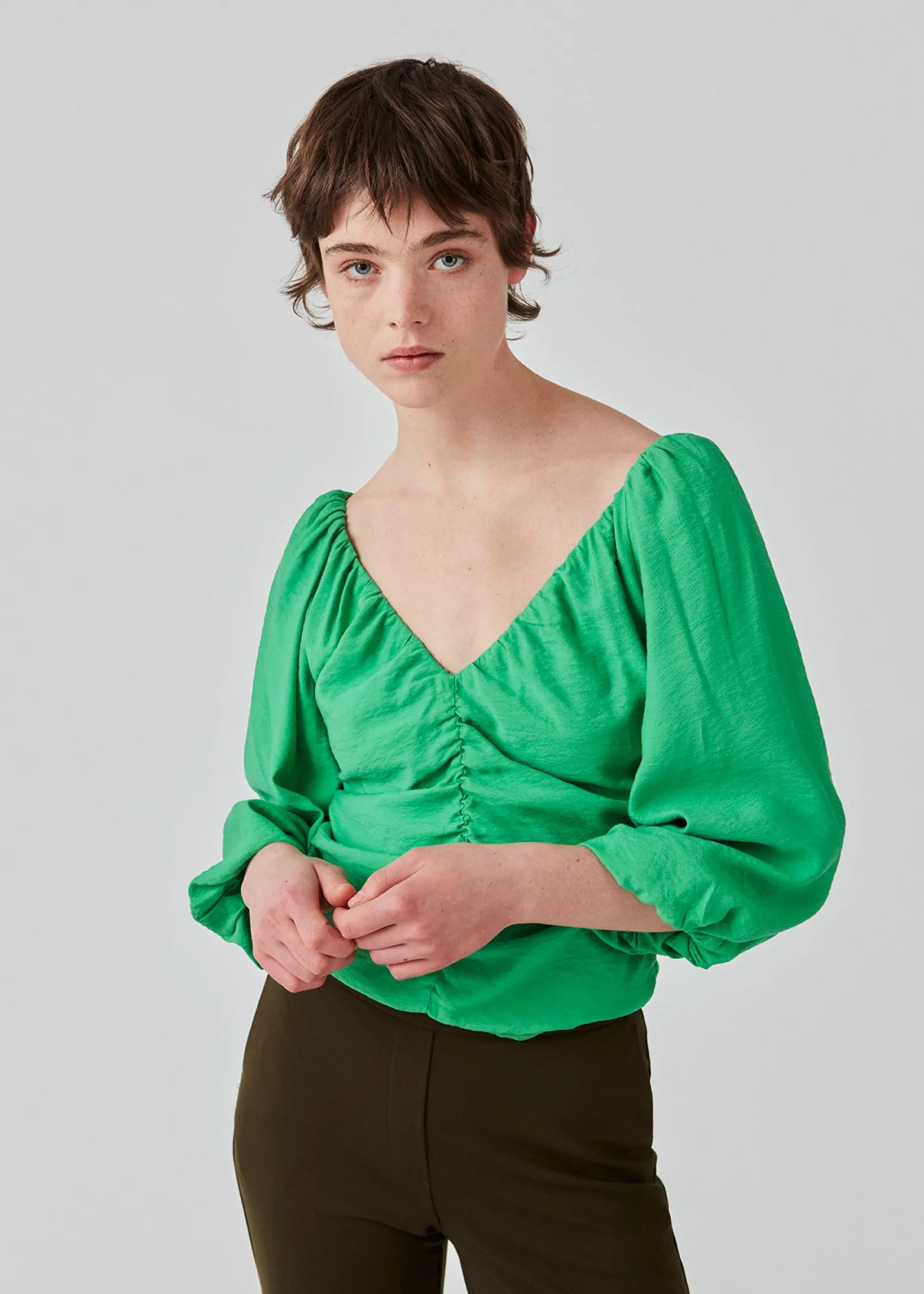 Modström FisherMD top - Faded Green< Toppe