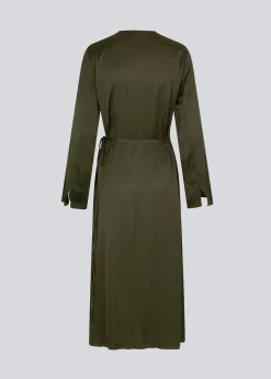 Modström FloreMD wrap dress - Deep Pine< Kjoler