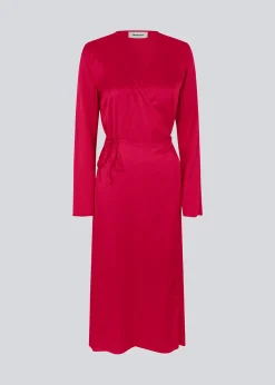Modström FloreMD wrap dress - Virtual Pink< Kjoler