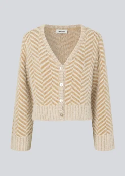 Modström FloriaMD cardigan - Summer Sand< Strik & Bluser