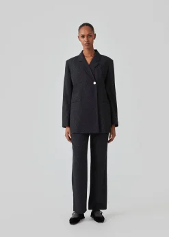 Modström FolaMD blazer - Dark Navy Melange< Blazere