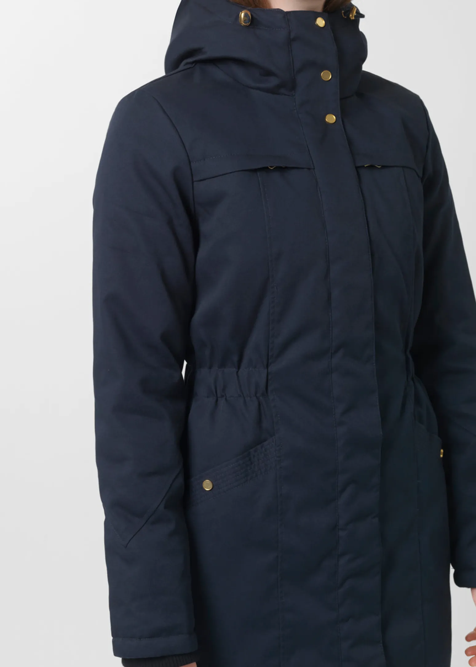 Modström Frida gold trim - Navy Noir< Frakker & Jakker