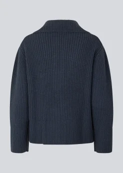 Modström FultonMD t-neck - Navy Sky< Strik & Bluser