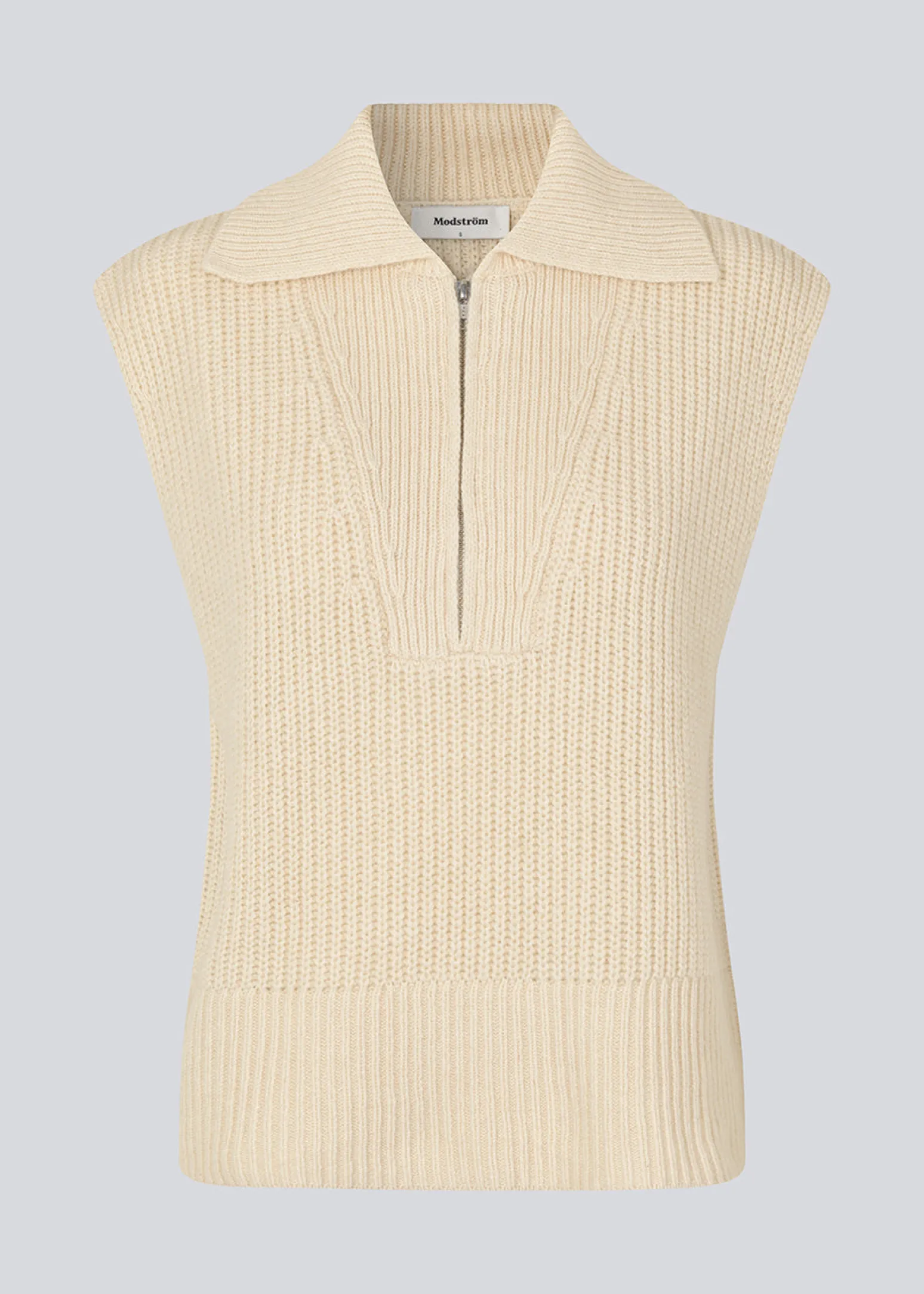 Modström FultonMD vest - Summer Sand< Veste|Strik & Bluser