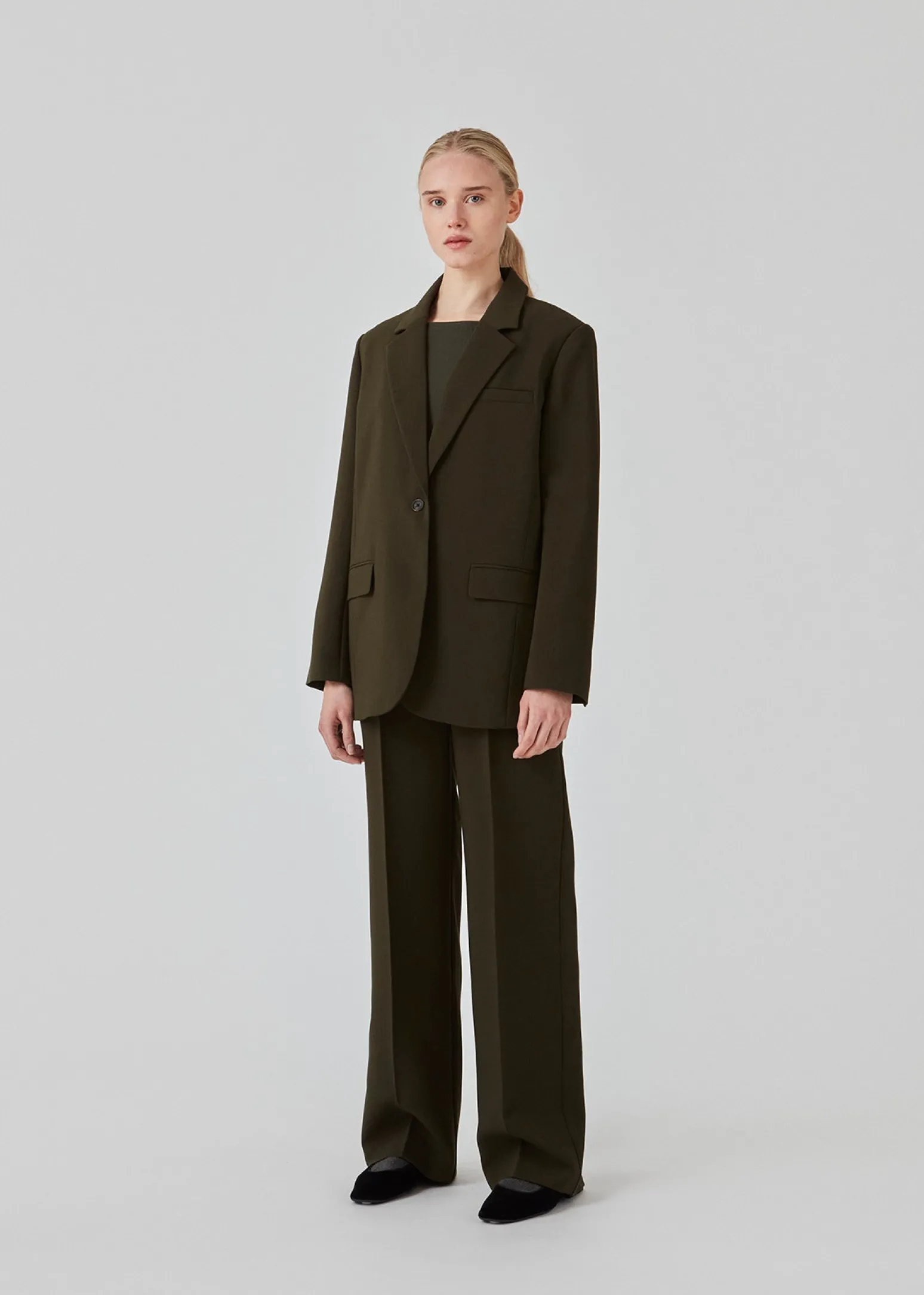 Modström Gale blazer - Deep Pine< Jakkesæt|Blazere