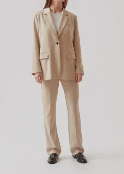 Modström Gale straight pants - Powder Sand< Basic|Jakkesæt