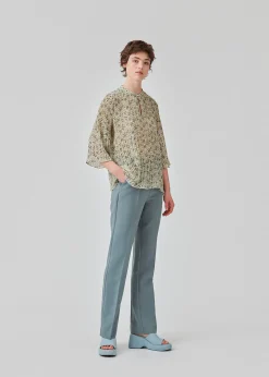 Modström Gale straight pants - Stormy Sea< Bukser