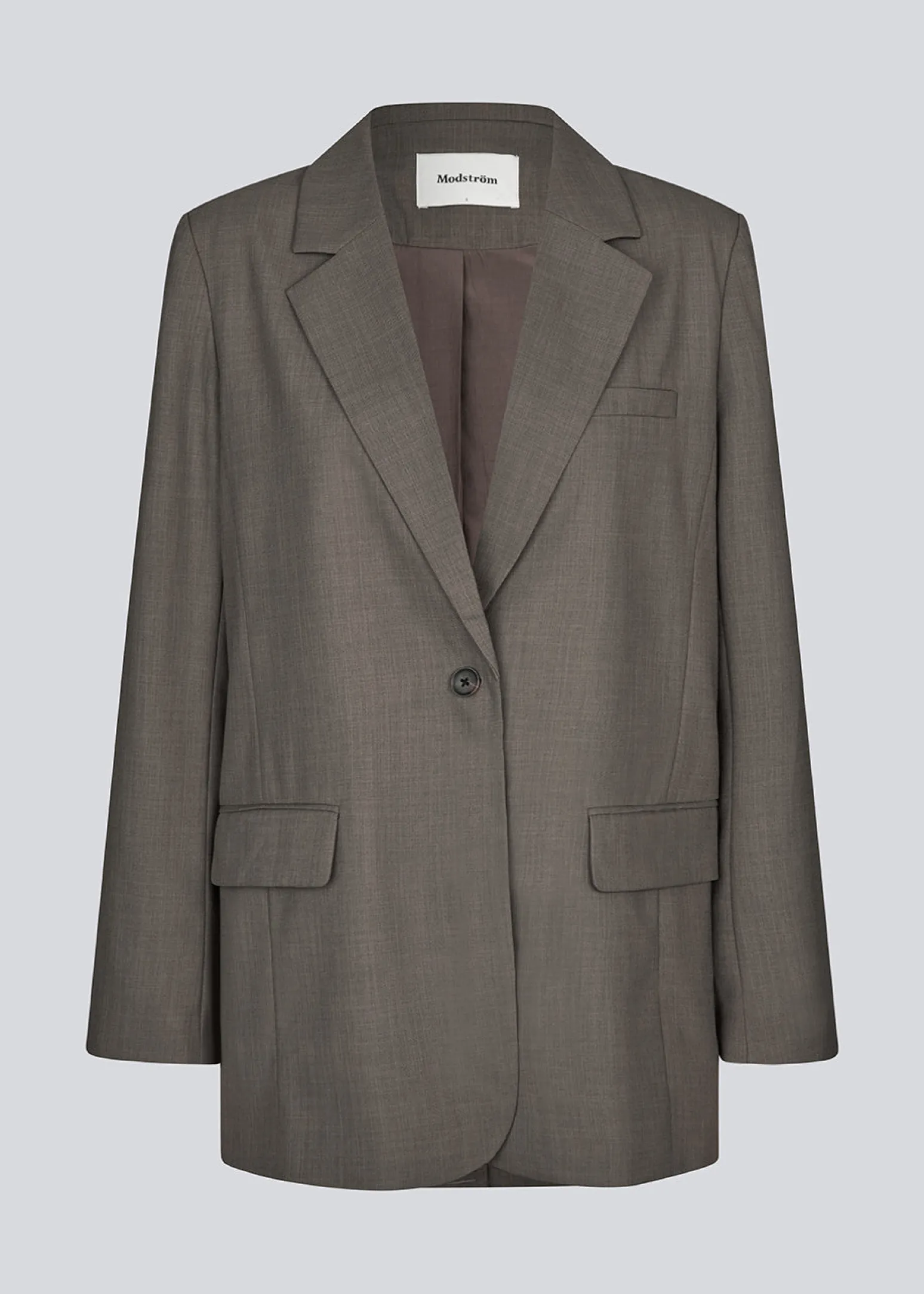 Modström GaleMD 2 blazer - Warm Gray< Jakkesæt|Blazere