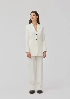 Modström GaleMD slim blazer - Soft White< Jakkesæt|Blazere