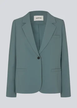 Modström GaleMD straight blazer - Stormy Sea< Blazere