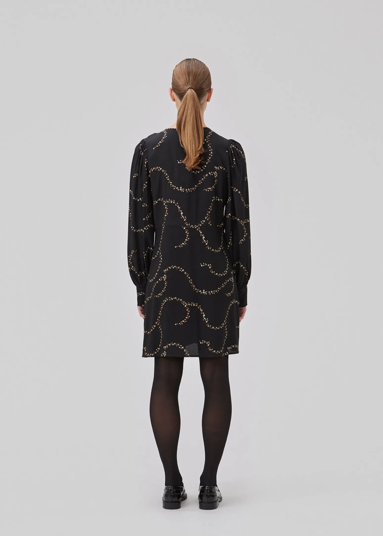 Modström GelilaMD print dress - Dark Flower Twill< Kjoler