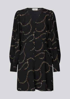 Modström GelilaMD print dress - Dark Flower Twill< Kjoler