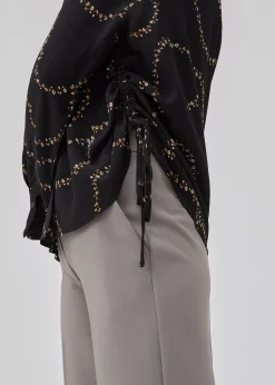 Modström GelilaMD print shirt - Dark Flower Twill< Skjorter