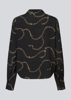 Modström GelilaMD print shirt - Dark Flower Twill< Skjorter