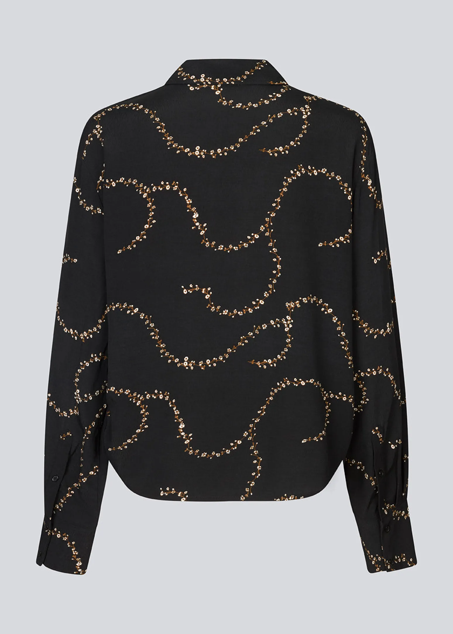 Modström GelilaMD print shirt - Dark Flower Twill< Skjorter