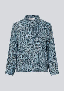 Modström GladstoneMD print shirt -< Skjorter