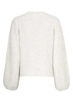Modström Goldie o-neck - Off White< Strik & Bluser