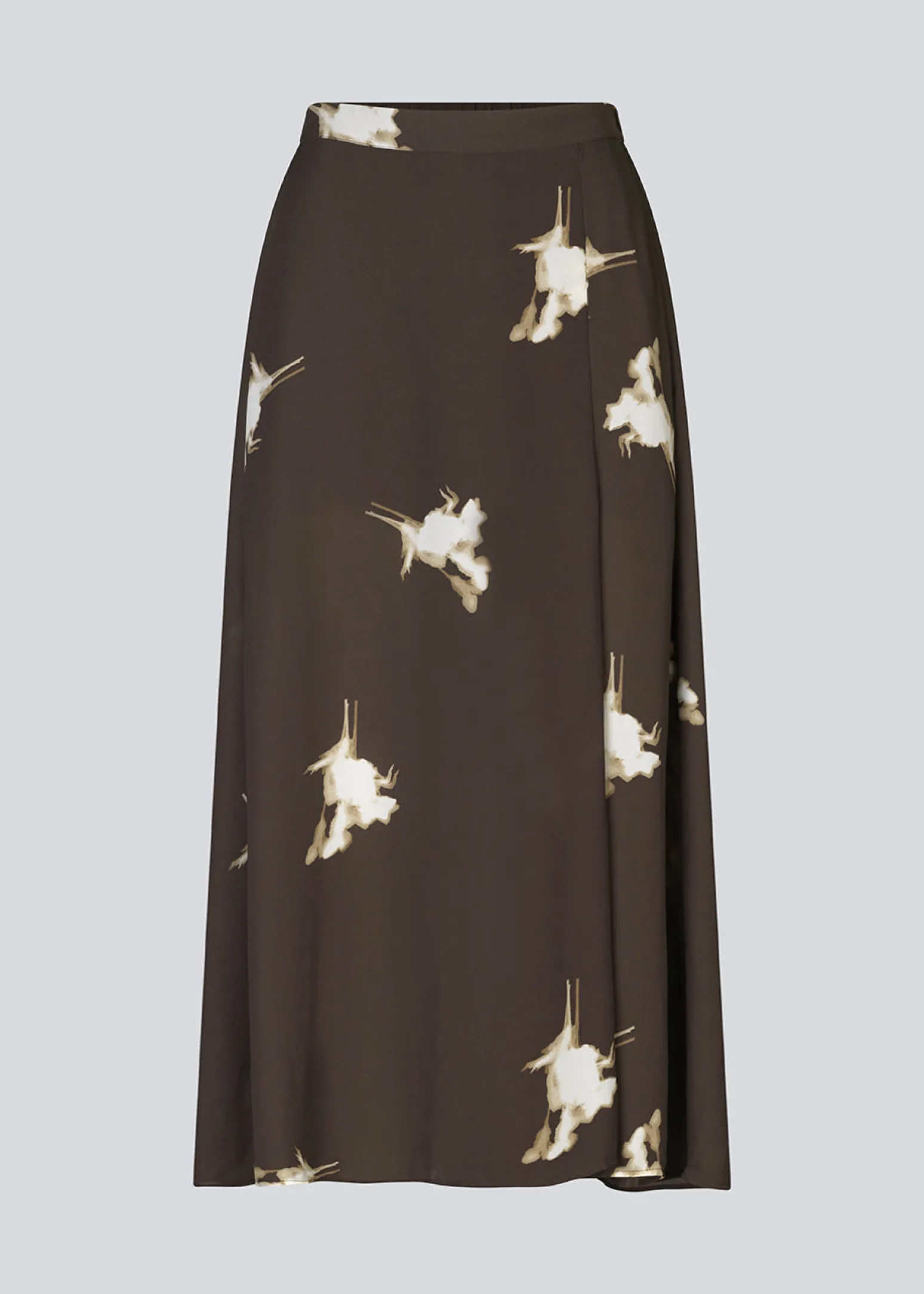 Modström GomoMD print skirt - Chocolate Fleur< Nederdele
