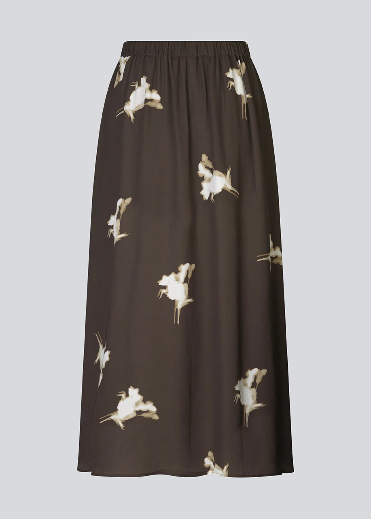 Modström GomoMD print skirt - Chocolate Fleur< Nederdele