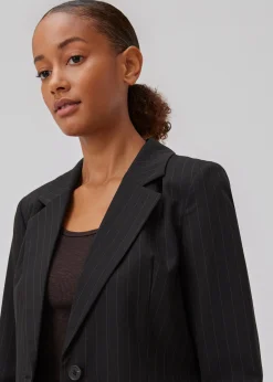 Modström GraysonMD blazer - Chocolate Pinstripe< Blazere