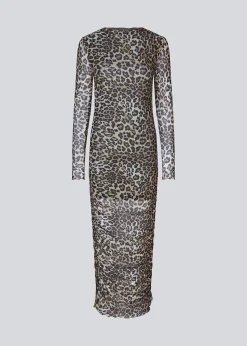 Modström GwenMD slim print dress - Leo leo print< Leopard Print|Kjoler