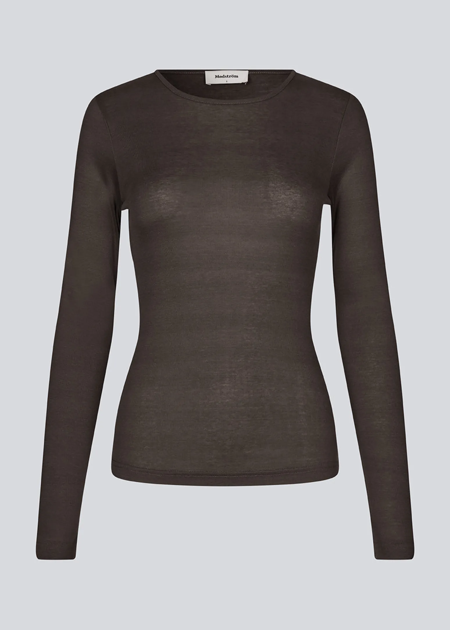 Modström HarperMD LS top - Warm Gray< Basic