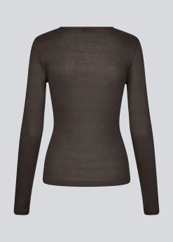 Modström HarperMD LS top - Warm Gray< Basic