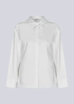 Modström HarrisonMD long shirt - Soft White< Skjorter