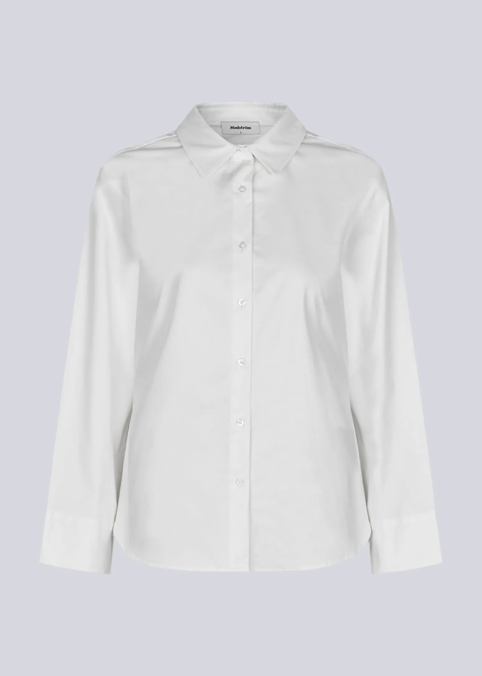 Modström HarrisonMD long shirt - Soft White< Skjorter
