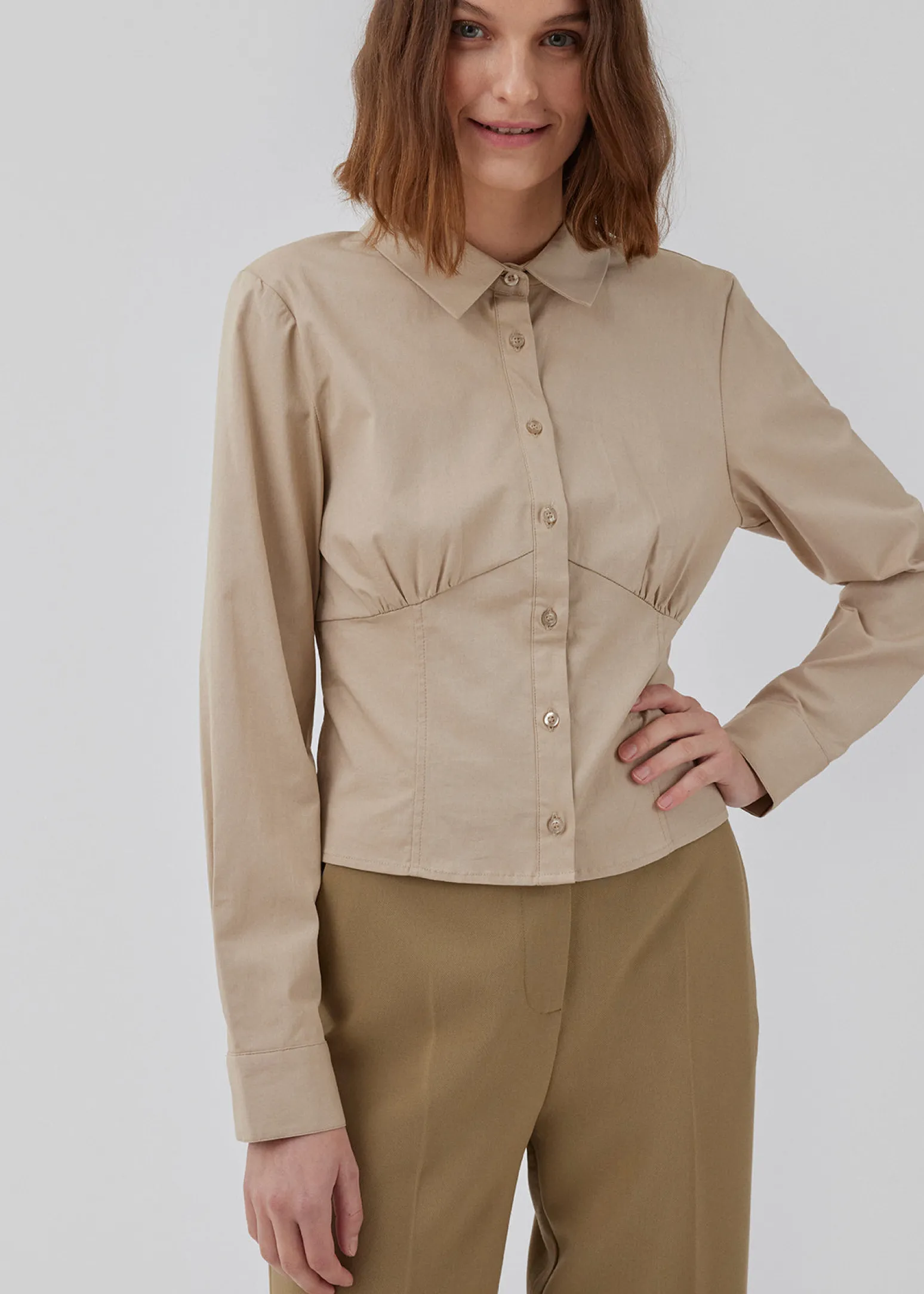 Modström HarrisonMD shirt - White Pepper< Skjorter
