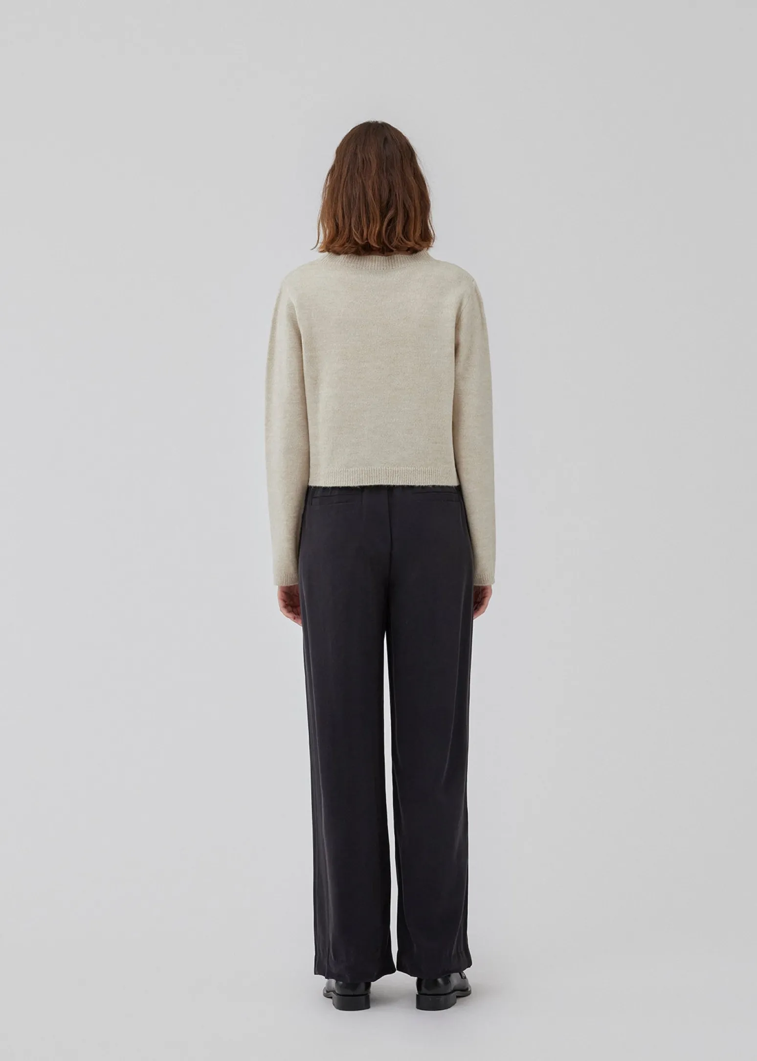 Modström HeatMD cardigan - Summer Sand< Strik & Bluser