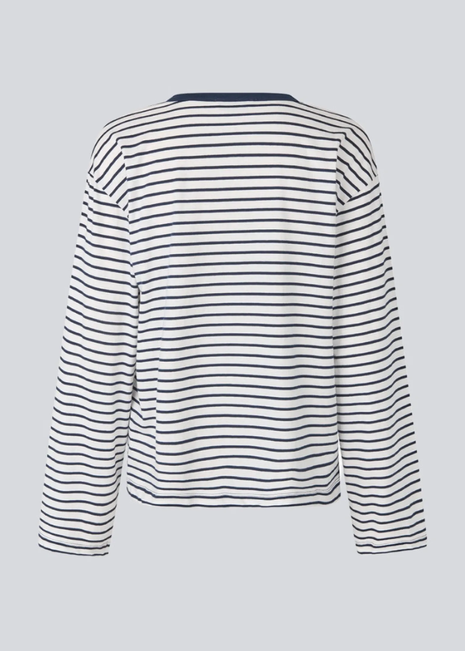 Modström HellenMD LS stripe t-shirt - Soft Navy Stripe< T-Shirts