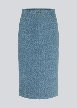 Modström HennesyMD skirt - Structured Medium Blue< Nederdele|Denim