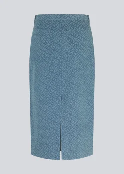 Modström HennesyMD skirt - Structured Medium Blue< Nederdele|Denim