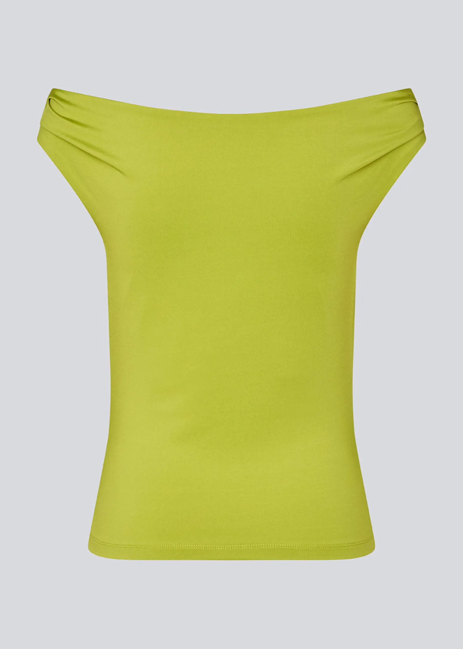 Modström HimaMD off-shoulder top - Golden Lime< Toppe