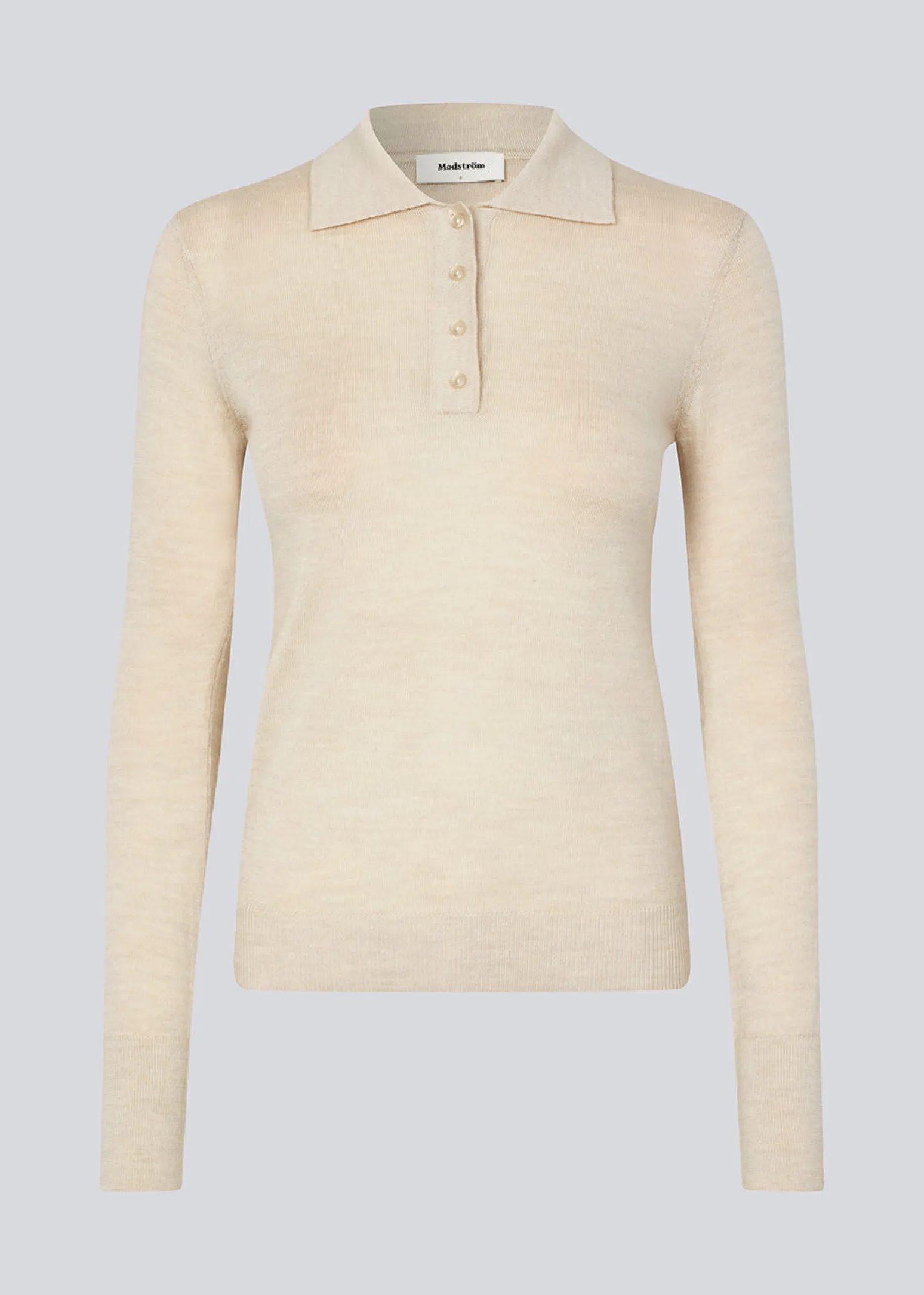 Modström HirokiMD polo - Summer Sand< Strik & Bluser