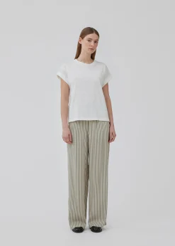 Modström HissaMD print pants - Soft Stripe< Bukser