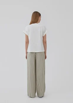 Modström HissaMD print pants - Soft Stripe< Bukser