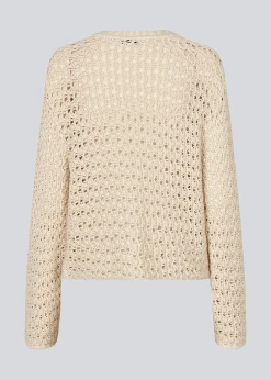 Modström HobbsMD solid cardigan - Summer Sand< Strik & Bluser