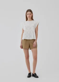 Modström HollynMD top - Soft White< Toppe