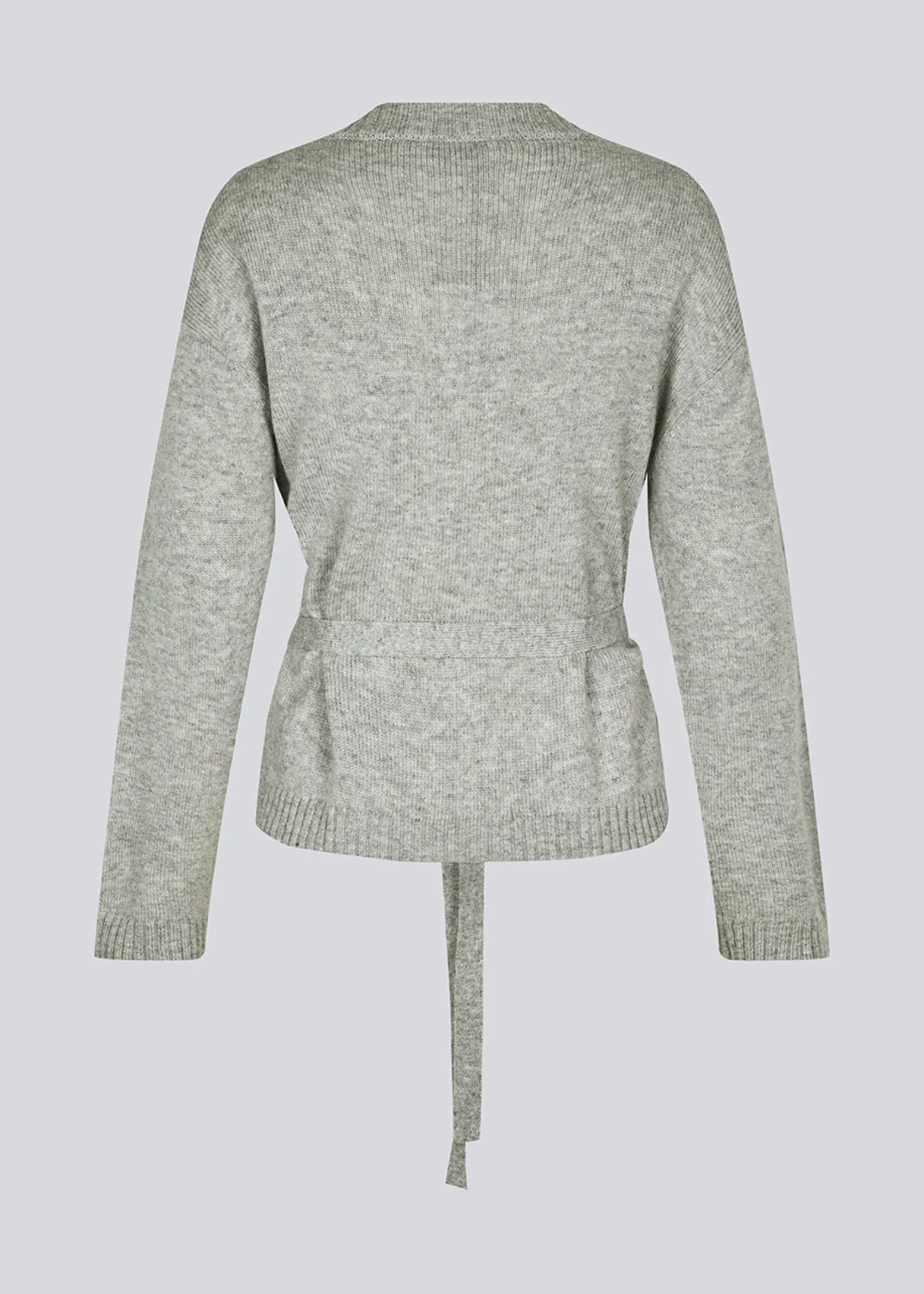 Modström HowieMD cardigan - Grey Melange< Strik & Bluser