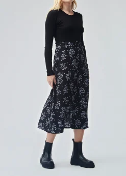 Modström HunchMD long print skirt - Flower Pond< Nederdele