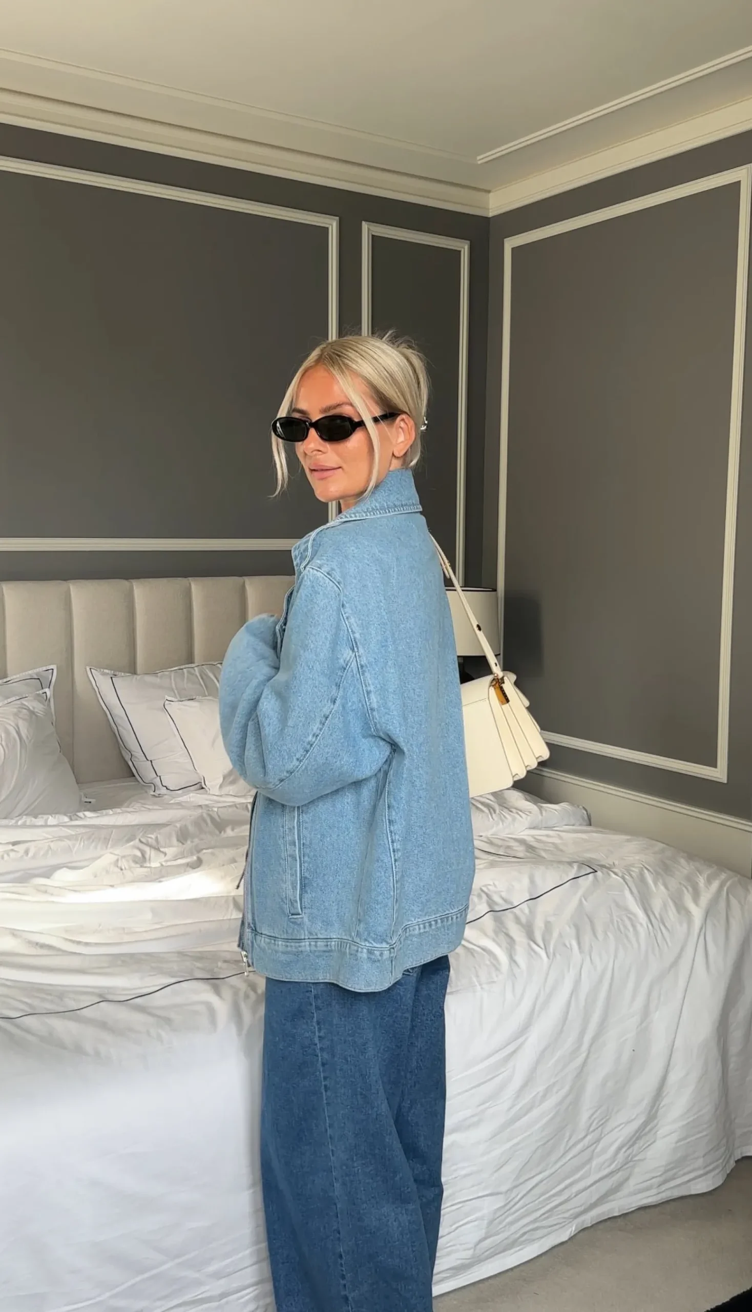 Modström IbenMD jacket - 80s Blue Wash< Denim