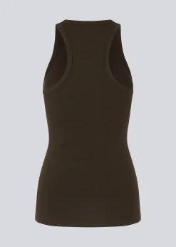 Modström Igor top - Dark Coffee< Toppe