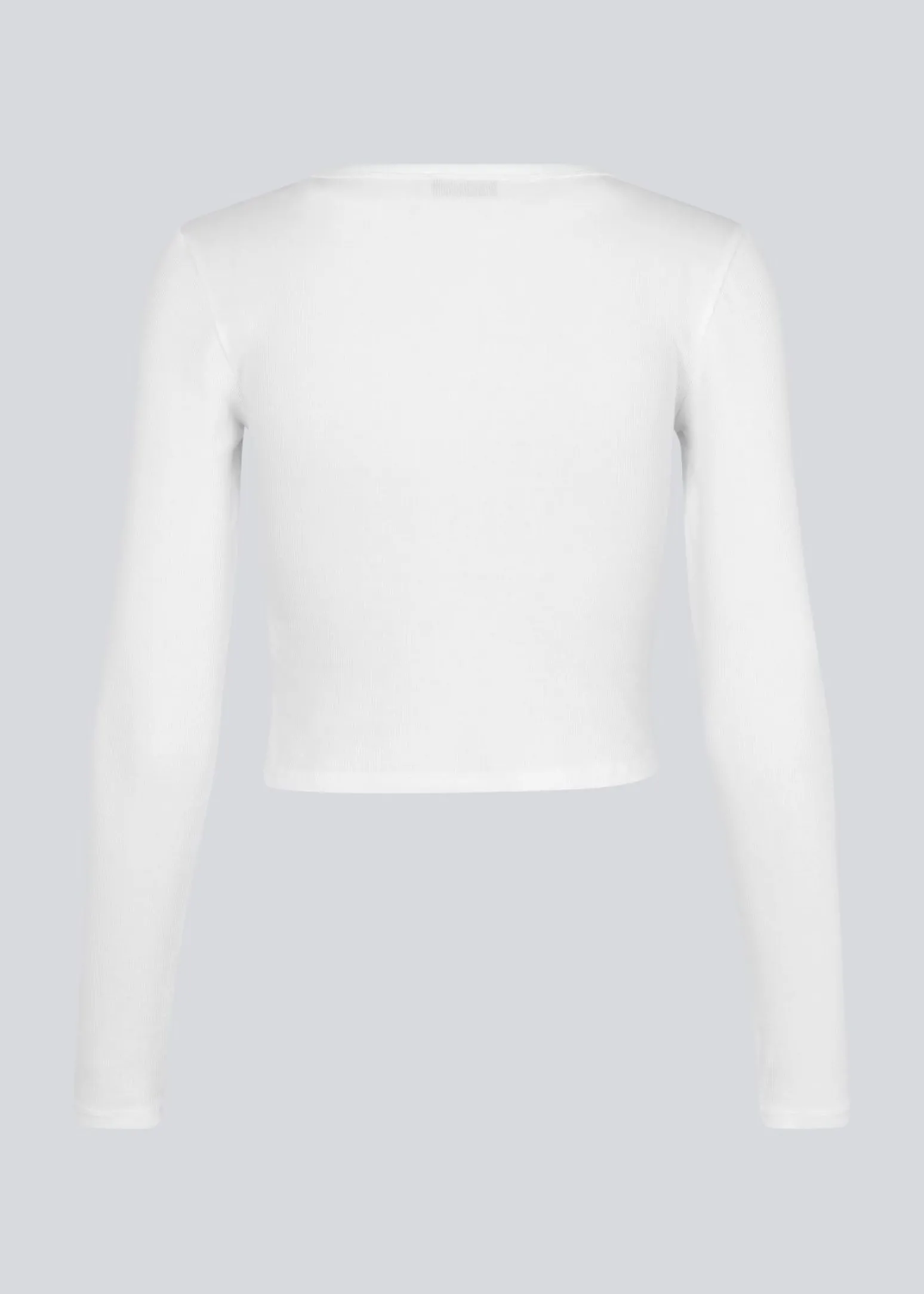 Modström IgorMD LS crop top - Off White< Toppe