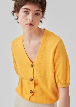 Modström Irene cardigan - Gold Fusion< Strik & Bluser