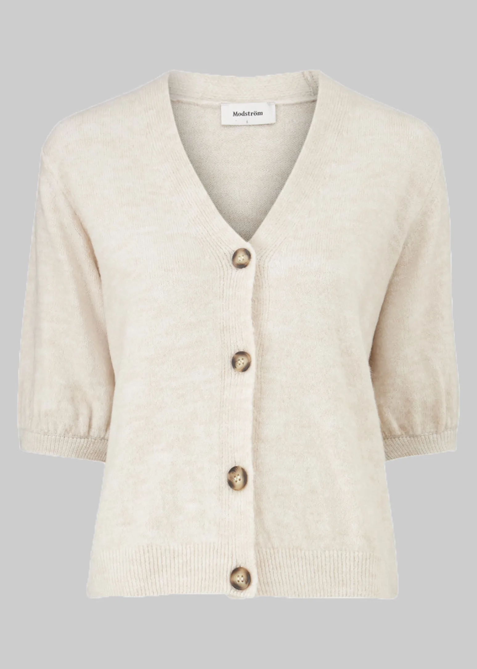 Modström Irene cardigan - Summer Sand< Strik & Bluser
