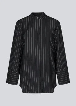Modström IsabelMD shirt - Black Pinstripe< Skjorter
